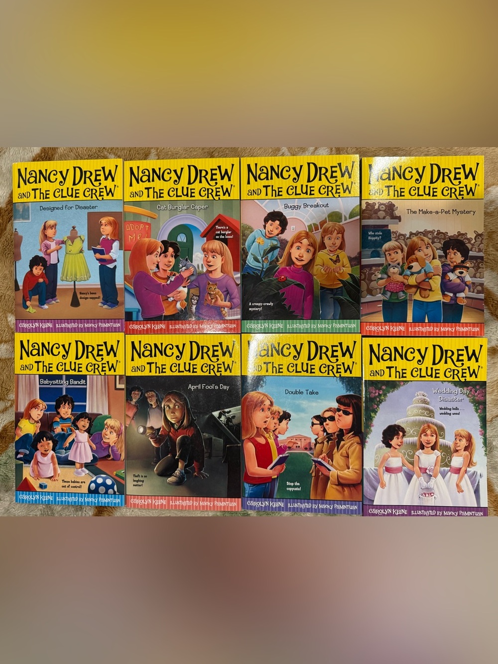 NANCY DREW and The Clue Crew Giant Mystery Collection 8 Flip-Books